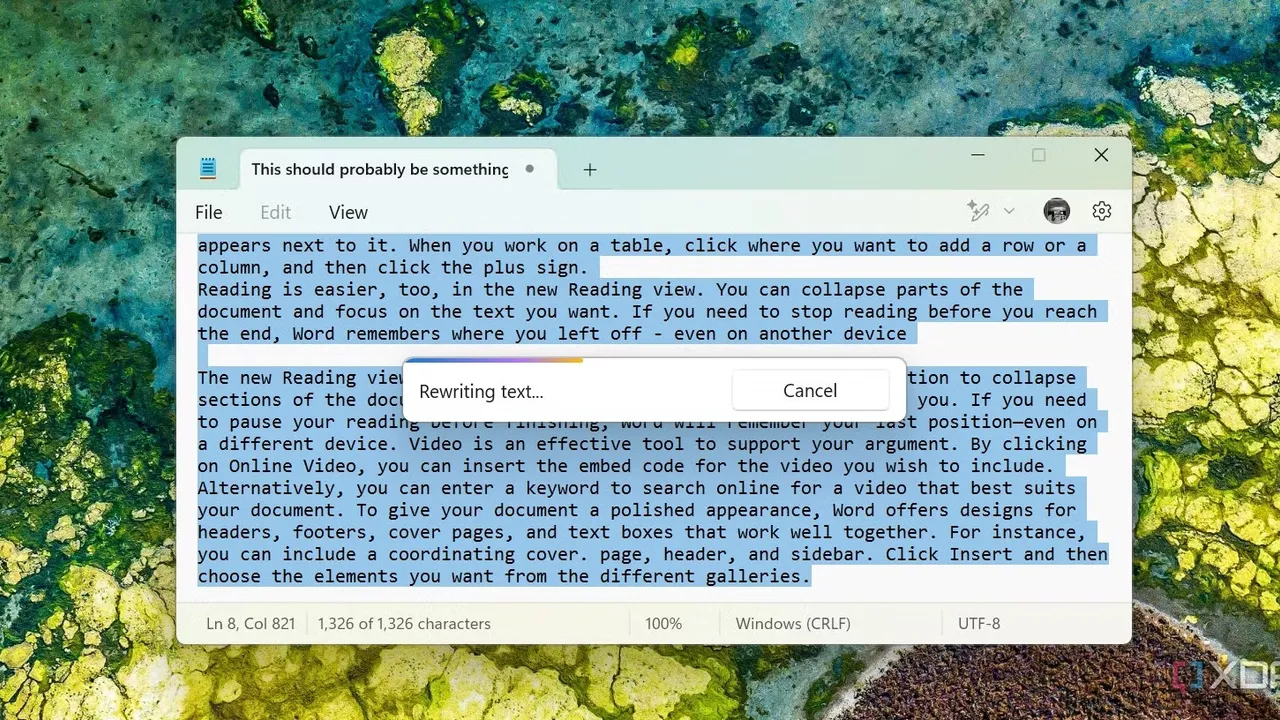 Microsoft’tan büyük yapay zekâ adımı: Notepad artık kendi metnini yazıyor!