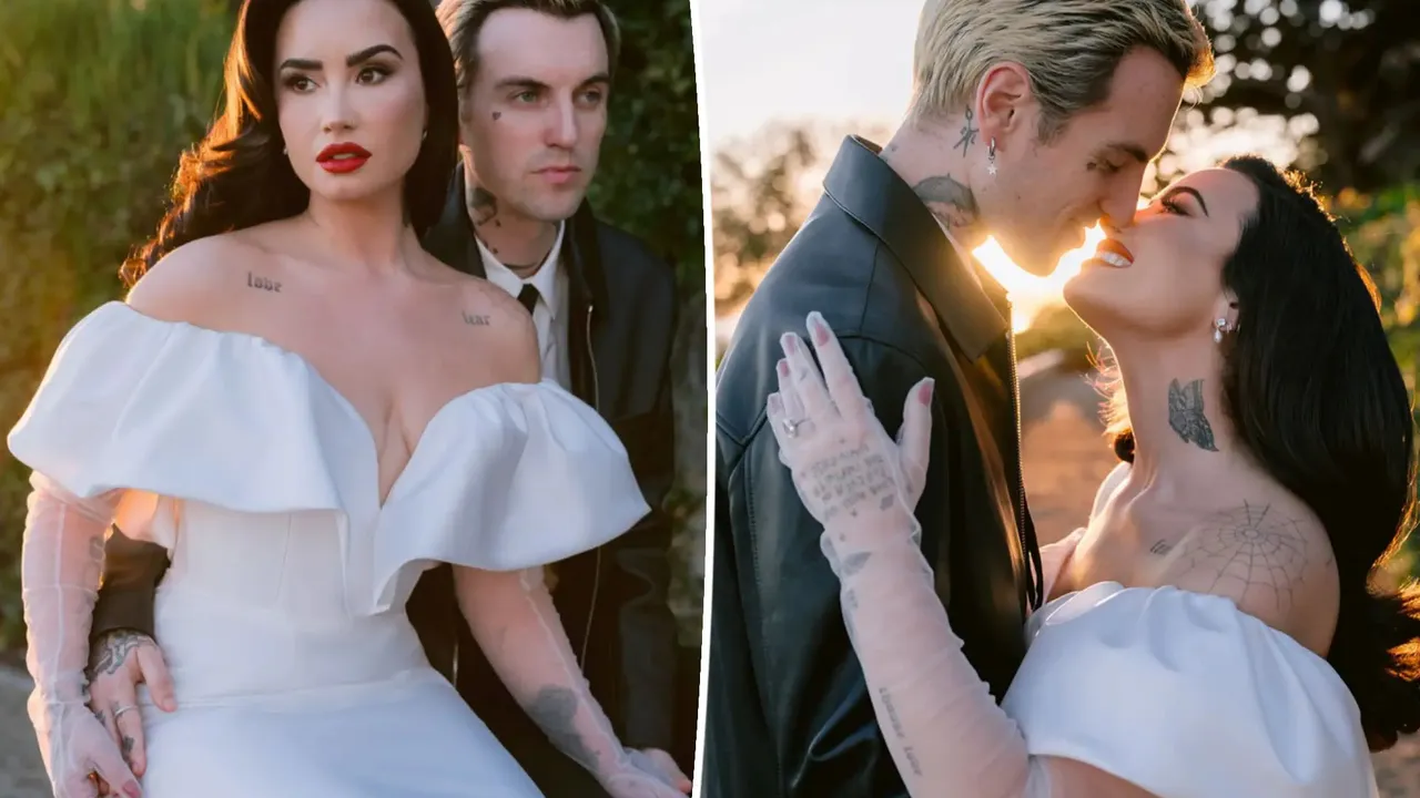 Aşk ateşi yandı! Demi Lovato, Kaliforniya'da gizlice evlendi