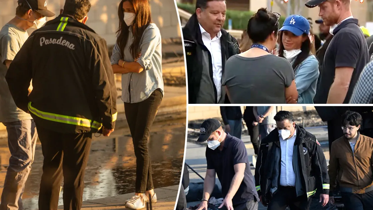 Meghan Markle ve Prens Harry, Los Angeles’ta yangın mağdurlarına yardım eli uzattı!